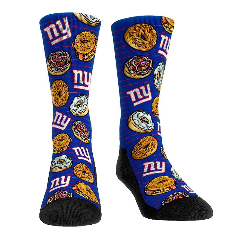Men's Rock Em Socks New York Giants Localized Food Crew Socks