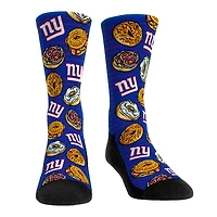 Men's Rock Em Socks New York Giants Localized Food Crew Socks