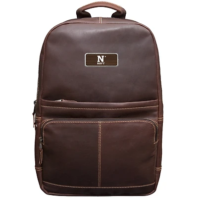 Brown Navy Midshipmen Logo Plate Kannah Canyon Backpack