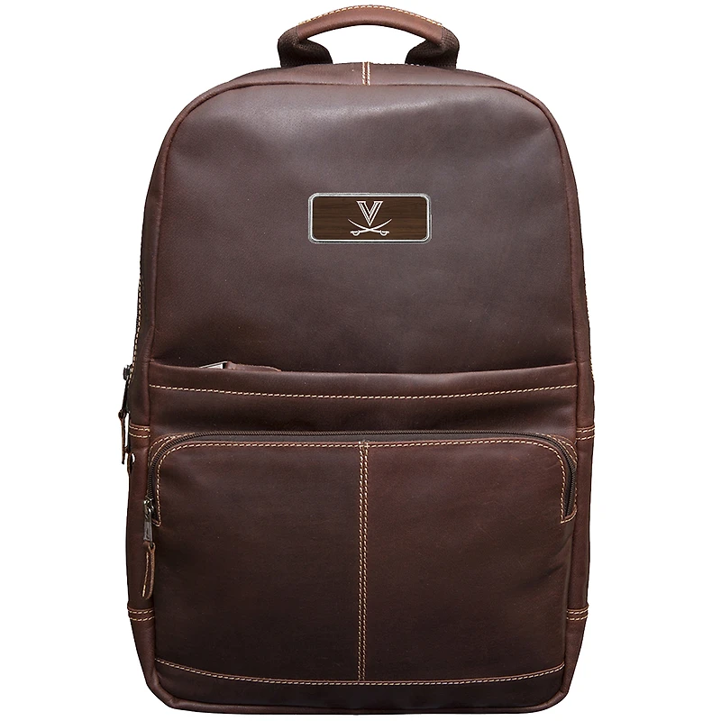 Brown Virginia Cavaliers Logo Plate Kannah Canyon Backpack