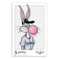 Bugs Bunny Colorado Rockies 11'' x 17'' Looney Tunes Fine Art Print