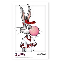 Bugs Bunny Los Angeles Angels 11'' x 17'' Looney Tunes Fine Art Print