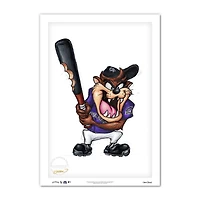Tasmanian Devil Colorado Rockies 14'' x 20'' Looney Tunes Fine Art Print