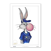 Bugs Bunny Tampa Bay Rays 14'' x 20'' Looney Tunes Fine Art Print