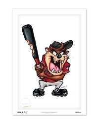 Tasmanian Devil Arizona Diamondbacks 24'' x 36'' Looney Tunes Fine Art Print