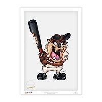 Tasmanian Devil San Francisco Giants 24'' x 36'' Looney Tunes Fine Art Print