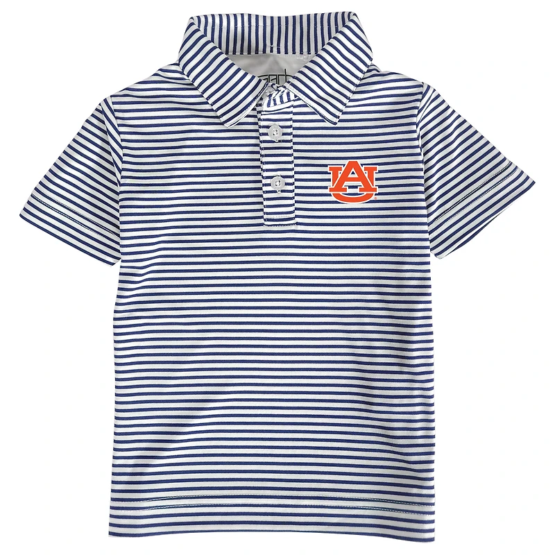 Toddler Garb Navy/White Auburn Tigers Carson Polo