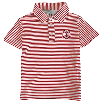 Toddler Garb Scarlet/White Ohio State Buckeyes Carson Polo
