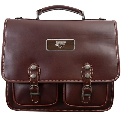 Brown Clark Atlanta University Panthers Logo Plate Sabino Canyon Briefcase