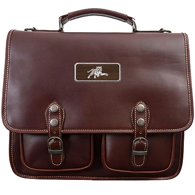 Brown Jackson State Tigers Logo Plate Sabino Canyon Briefcase