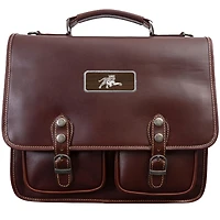 Brown Jackson State Tigers Logo Plate Sabino Canyon Briefcase