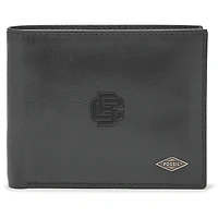 Men's Fossil Black Bethune-Cookman Wildcats Ryan RFID Flip ID Bi-Fold Wallet