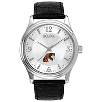Silver Florida A&M Rattlers Leather Watch