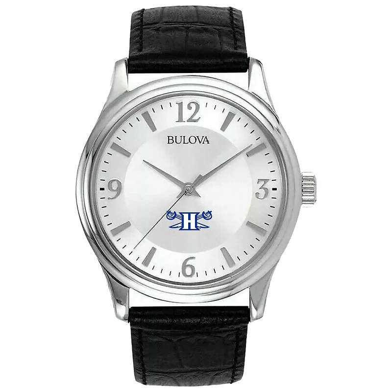 Silver Hampton Pirates Leather Watch