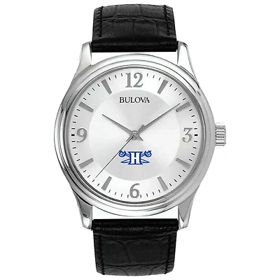 Silver Hampton Pirates Leather Watch