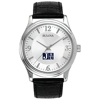 Silver Jackson State Tigers Leather Watch