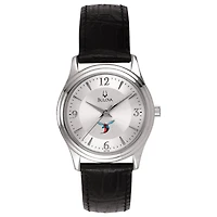 Women's Silver Delaware State Hornets Leather Watch
