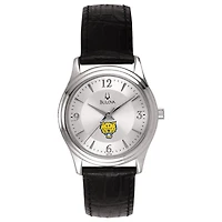 Women's Silver Fort Valley State Wildcats Leather Watch
