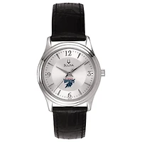 Women's Silver Howard Bison Leather Watch