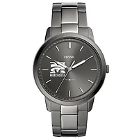 Men's Fossil Morehouse Maroon Tigers The Minimalist Three-Hand Smoke Watch