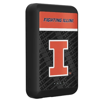 Illinois Fighting Illini Endzone Plus Wireless Power Bank