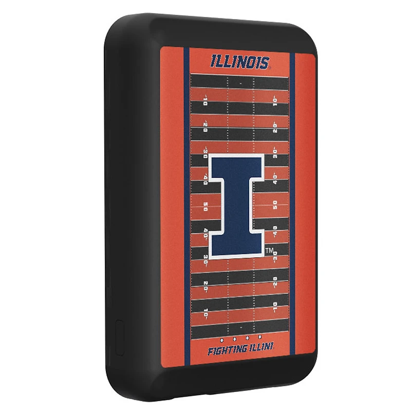 Illinois Fighting Illini Field Wireless Power Bank