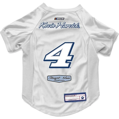 Little Earth White Kevin Harvick Premium Pet Stretch Jersey