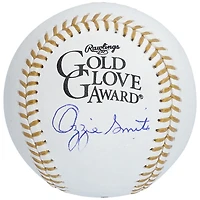Ozzie Smith St. Louis Cardinals Autographed Rawlings Gold Glove Logo Baseball