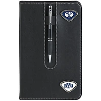 Black BYU Cougars Business Notebook