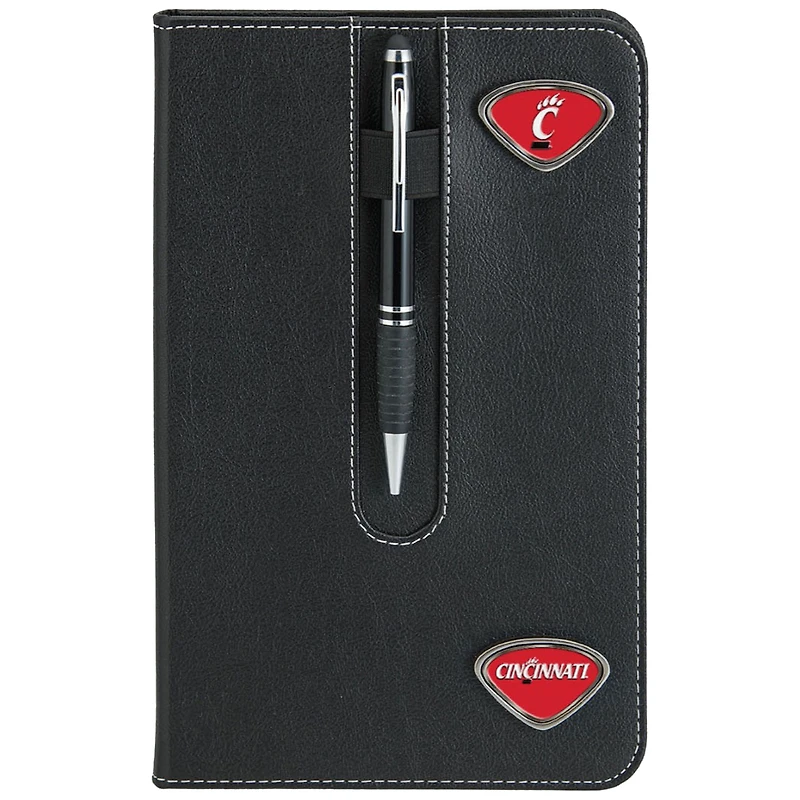 Black Cincinnati Bearcats Business Notebook