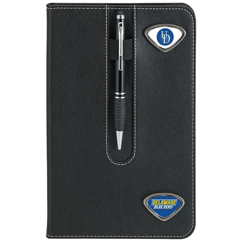 Black Delaware Fightin' Blue Hens Business Notebook