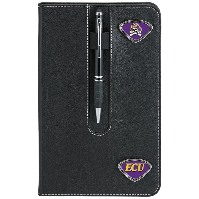 Black ECU Pirates Business Notebook