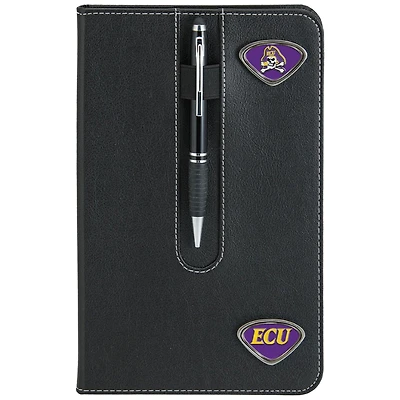 Black ECU Pirates Business Notebook
