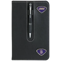 Black James Madison Dukes Business Notebook