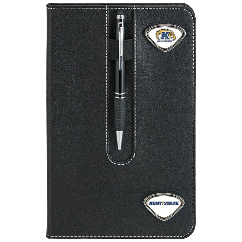Black Kent State Golden Flashes Business Notebook