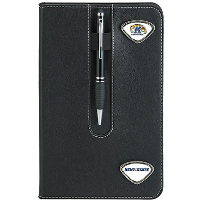 Black Kent State Golden Flashes Business Notebook