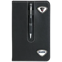 Black Maine Black Bears Business Notebook