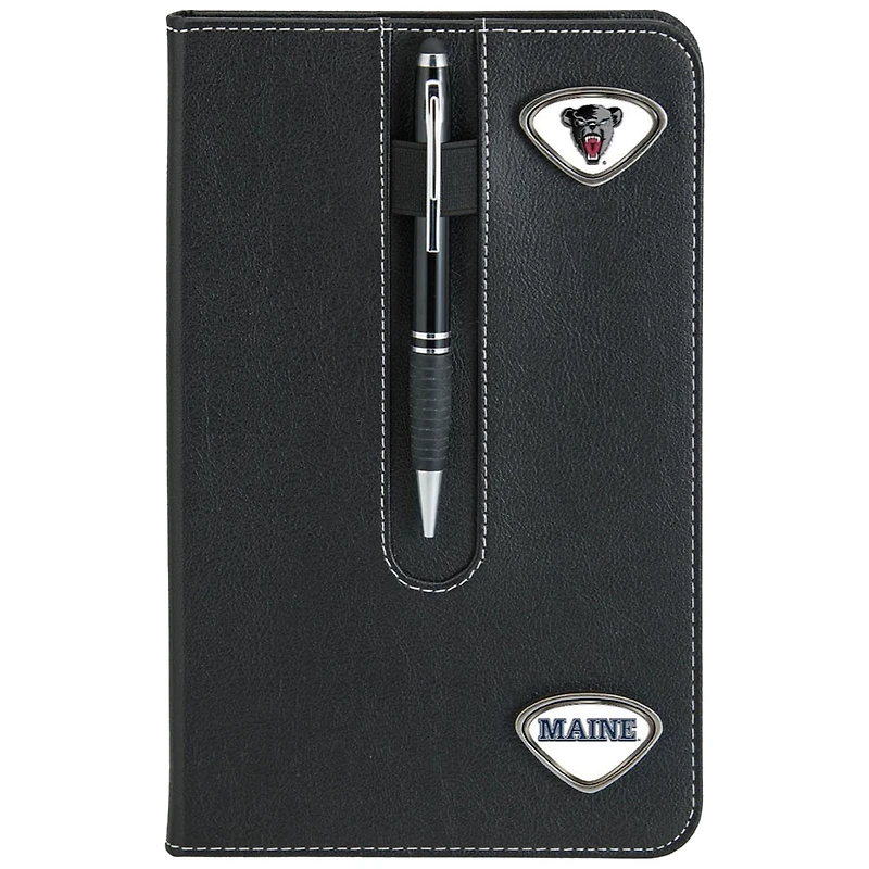 Black Maine Black Bears Business Notebook