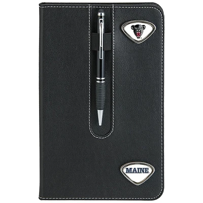Black Maine Black Bears Business Notebook