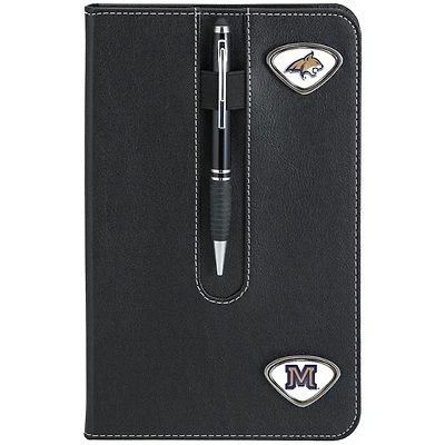 Black Montana State Bobcats Business Notebook