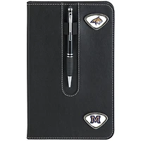 Black Montana State Bobcats Business Notebook