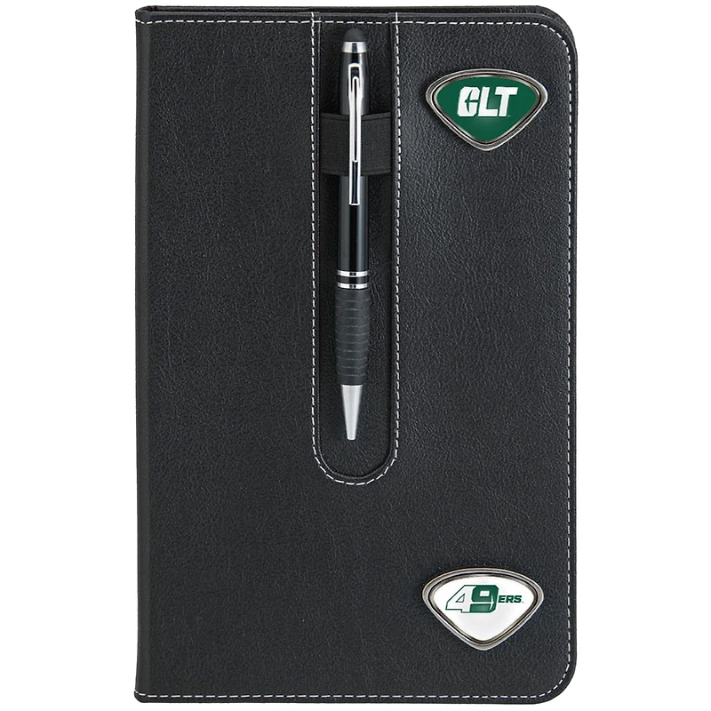 Black Charlotte 49ers Business Notebook
