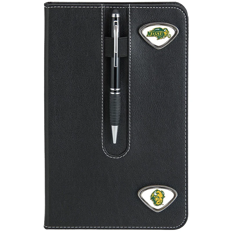 Black NDSU Bison Business Notebook