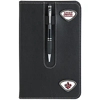 Black Louisiana Ragin' Cajuns Business Notebook