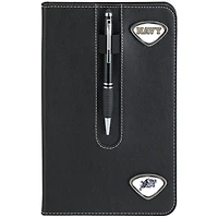 Navy Midshipmen Black Business Notebook