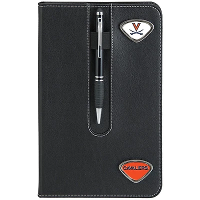 Black Virginia Cavaliers Business Notebook