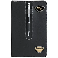 Black Wake Forest Demon Deacons Business Notebook