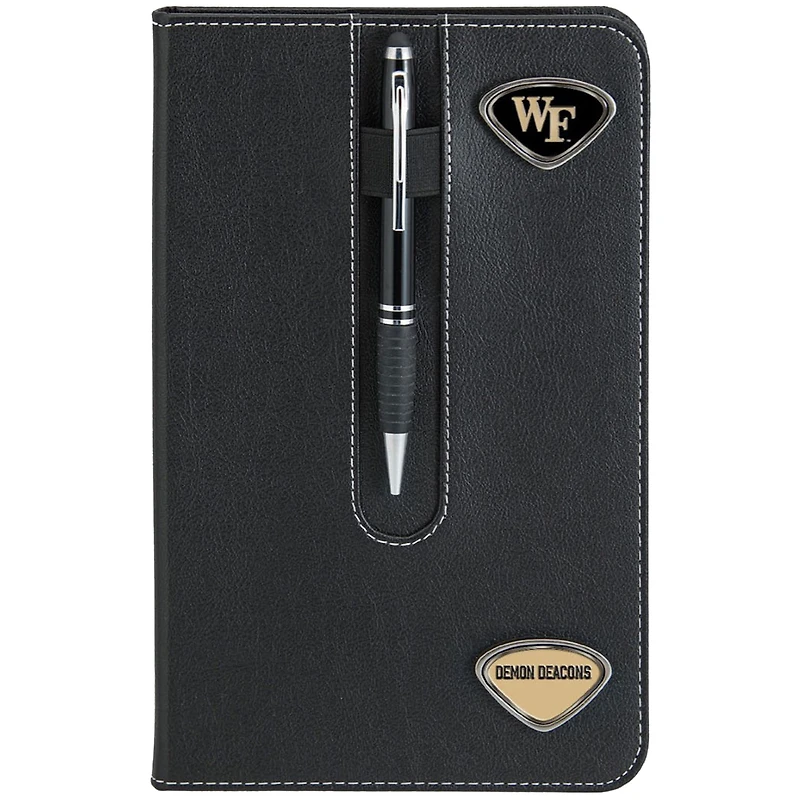 Black Wake Forest Demon Deacons Business Notebook