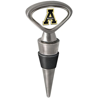 Silver Appalachian State Mountaineers Wine Stopper