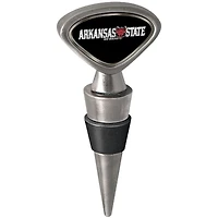 Silver Arkansas State Red Wolves Wine Stopper